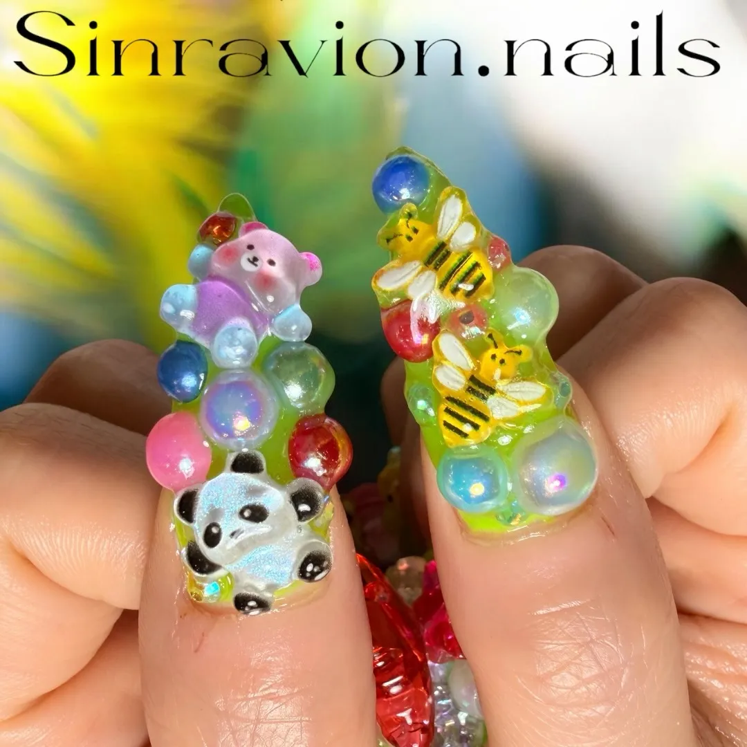 🌼🌼🌼おもちゃ箱ネイル🌼🌼🌼