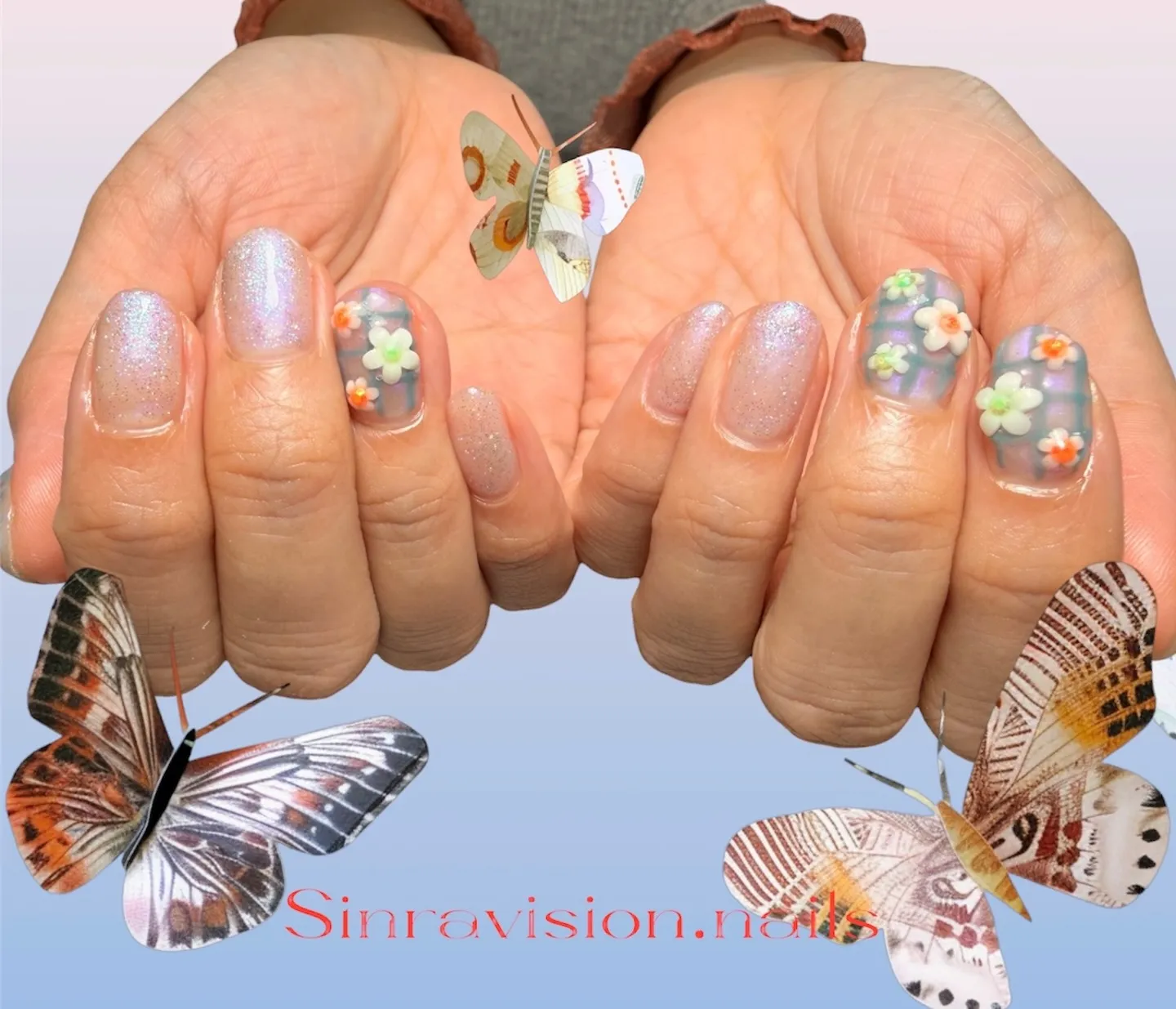 🌸🌸🌸お花ネイル🌸🌸🌸