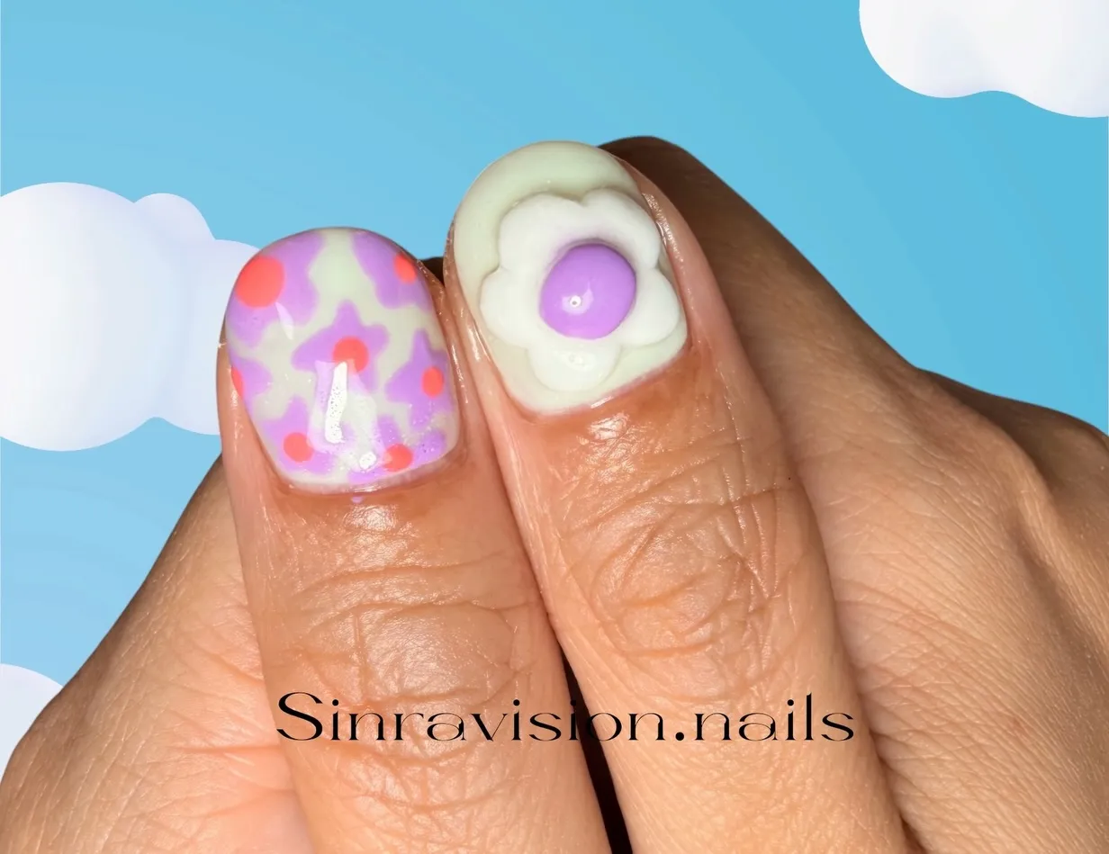 🌸🌸🌸お花ネイル🌸🌸🌸　