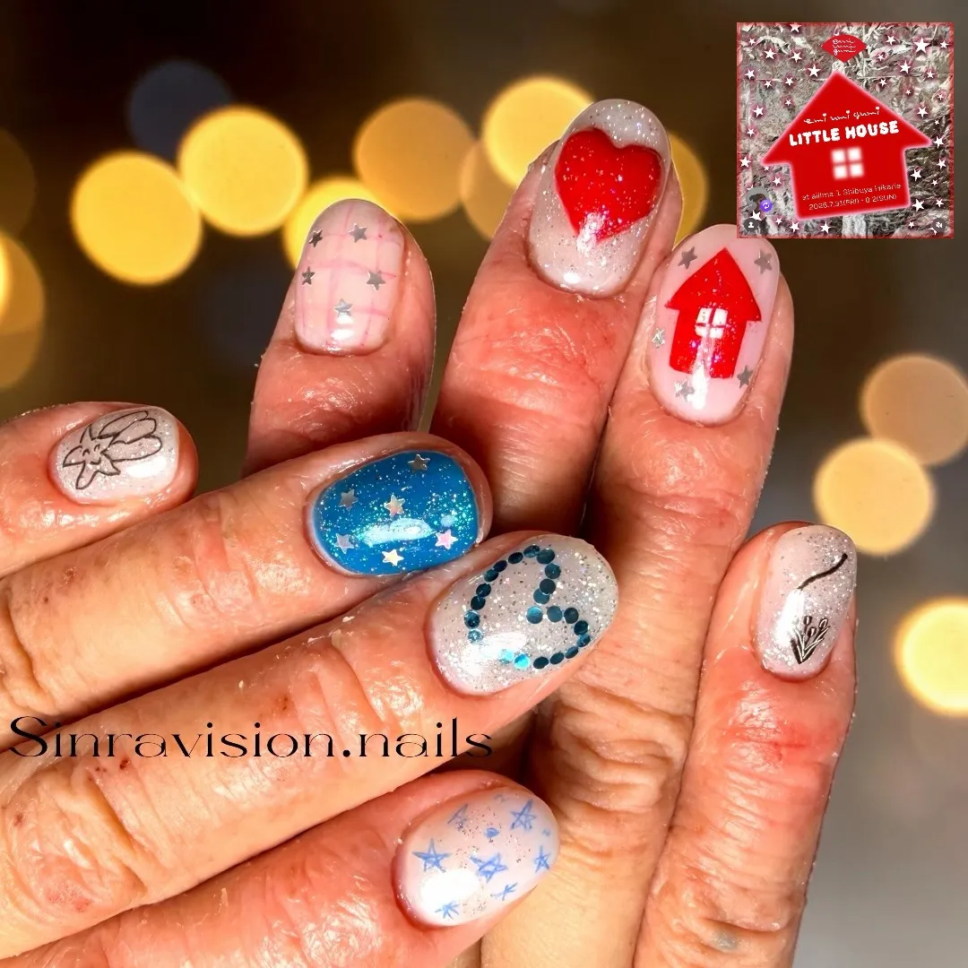 💅💅💅星とハート💅💅💅